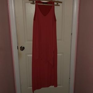 Hi lo sleeveless dress